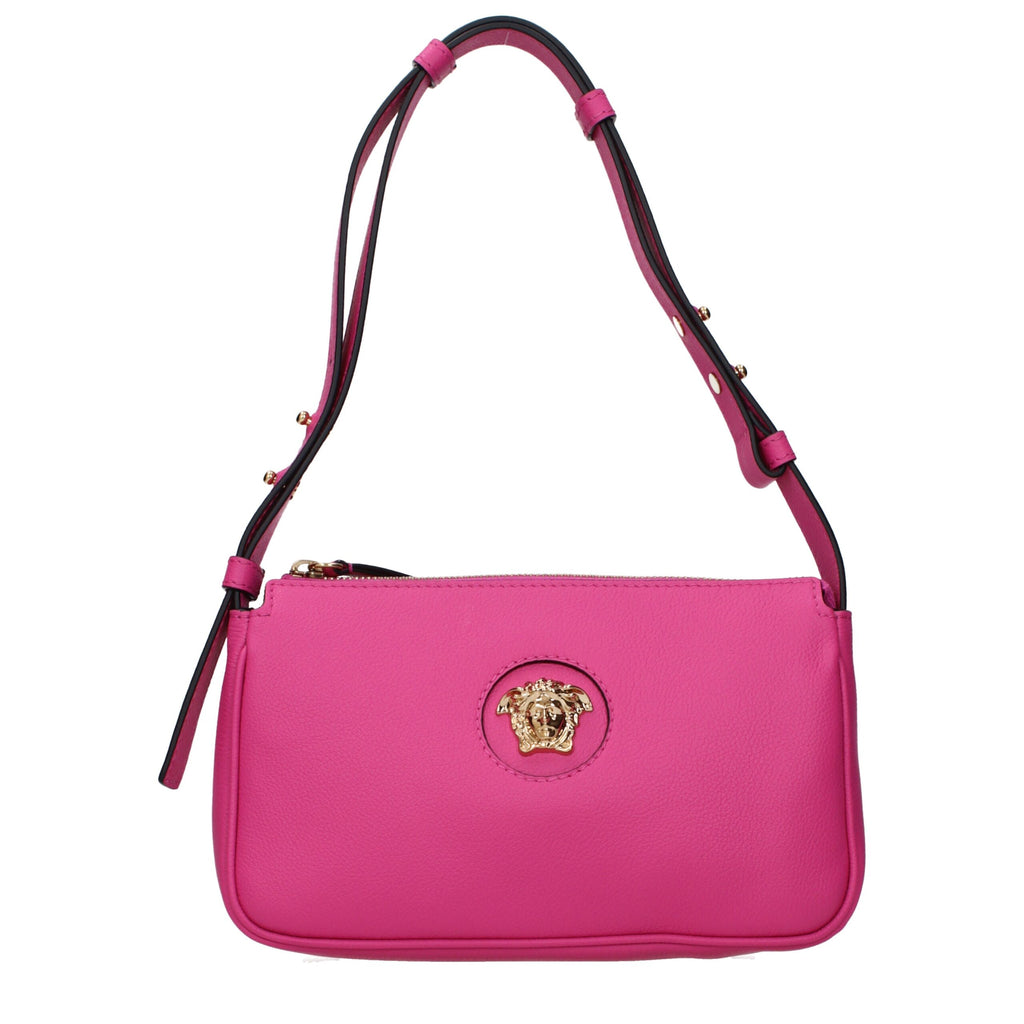 Pink Leather Shoulder Bags