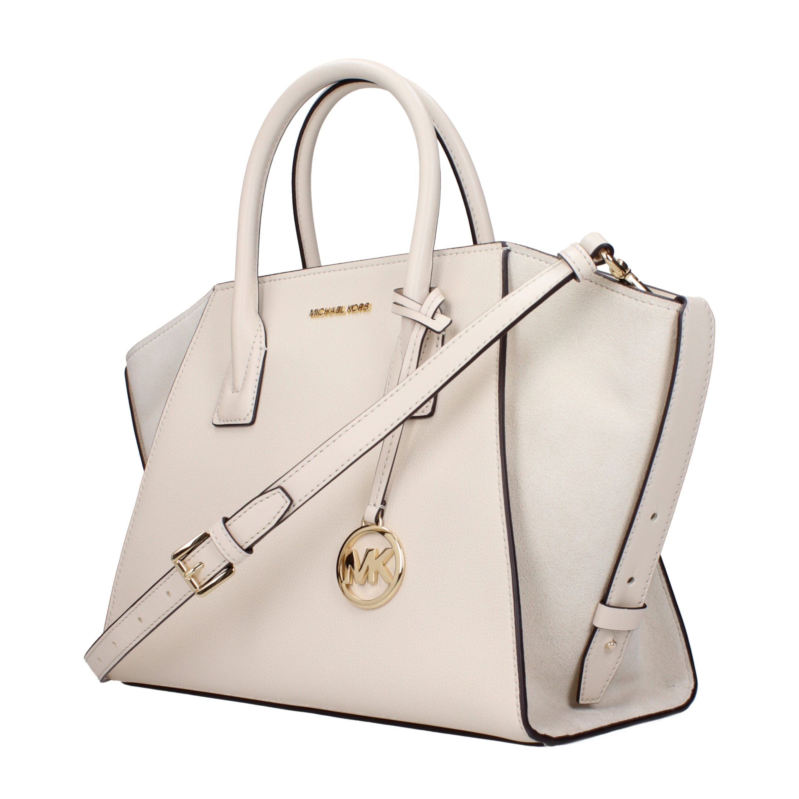 Beige Leather Handbags