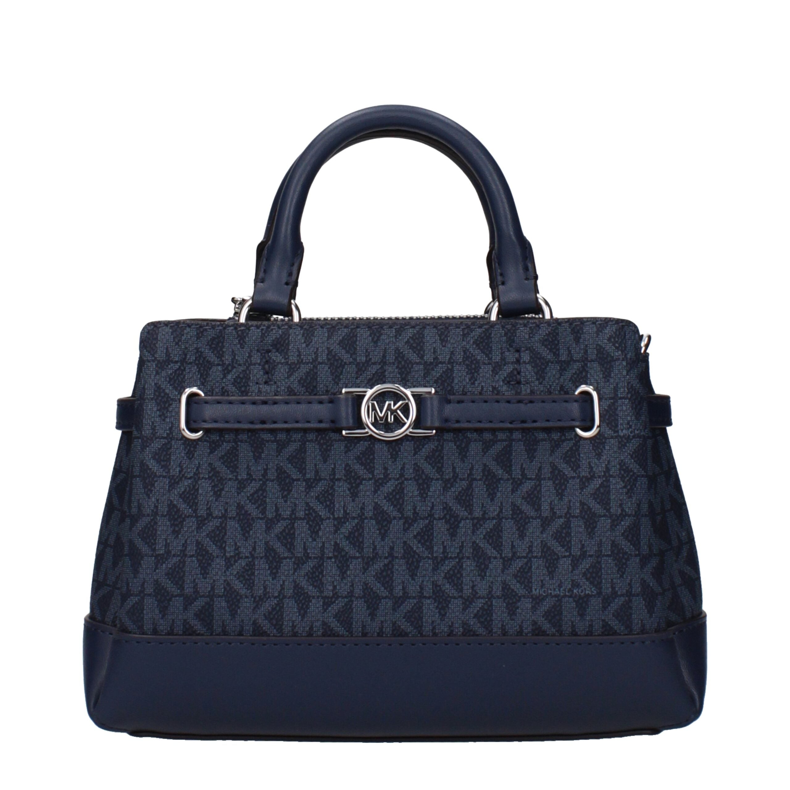 Blue Fabric Handbags