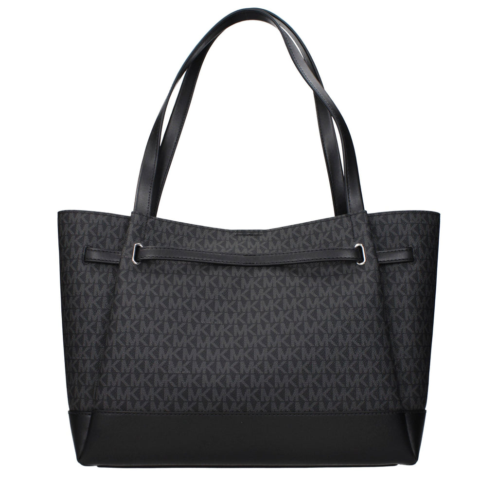Black Fabric Shoulder Bags