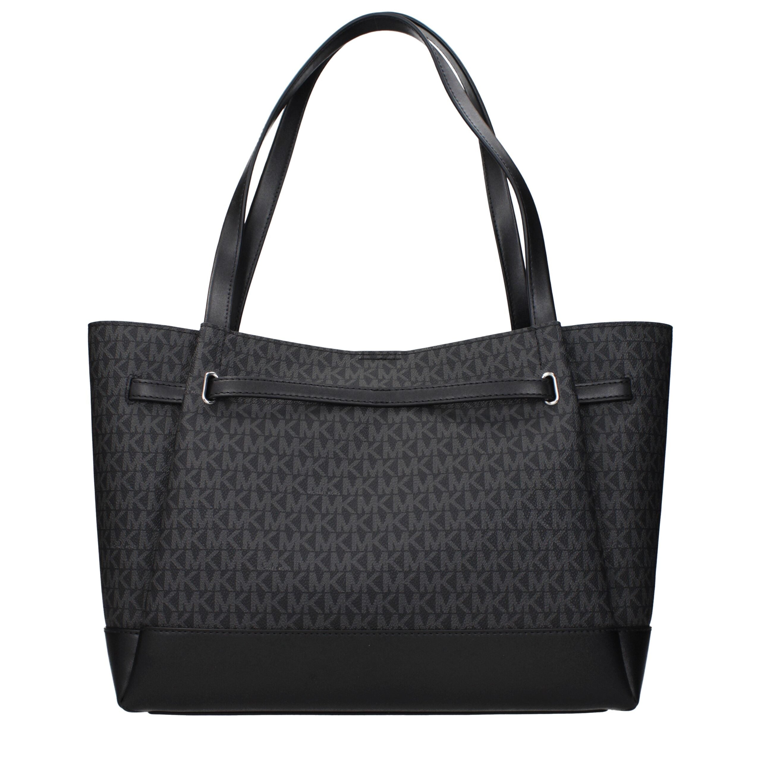 Black Fabric Shoulder Bags