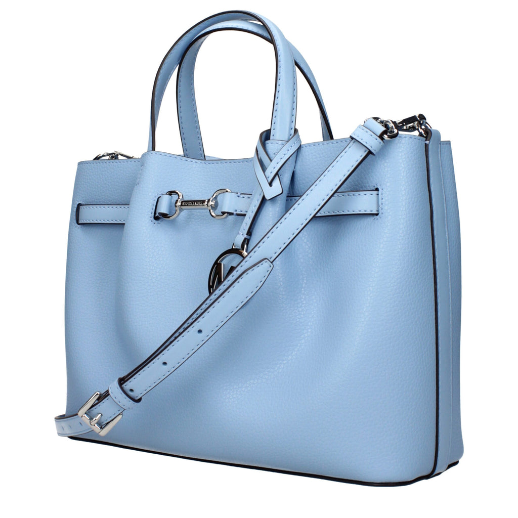 Light Blue Leather Handbags