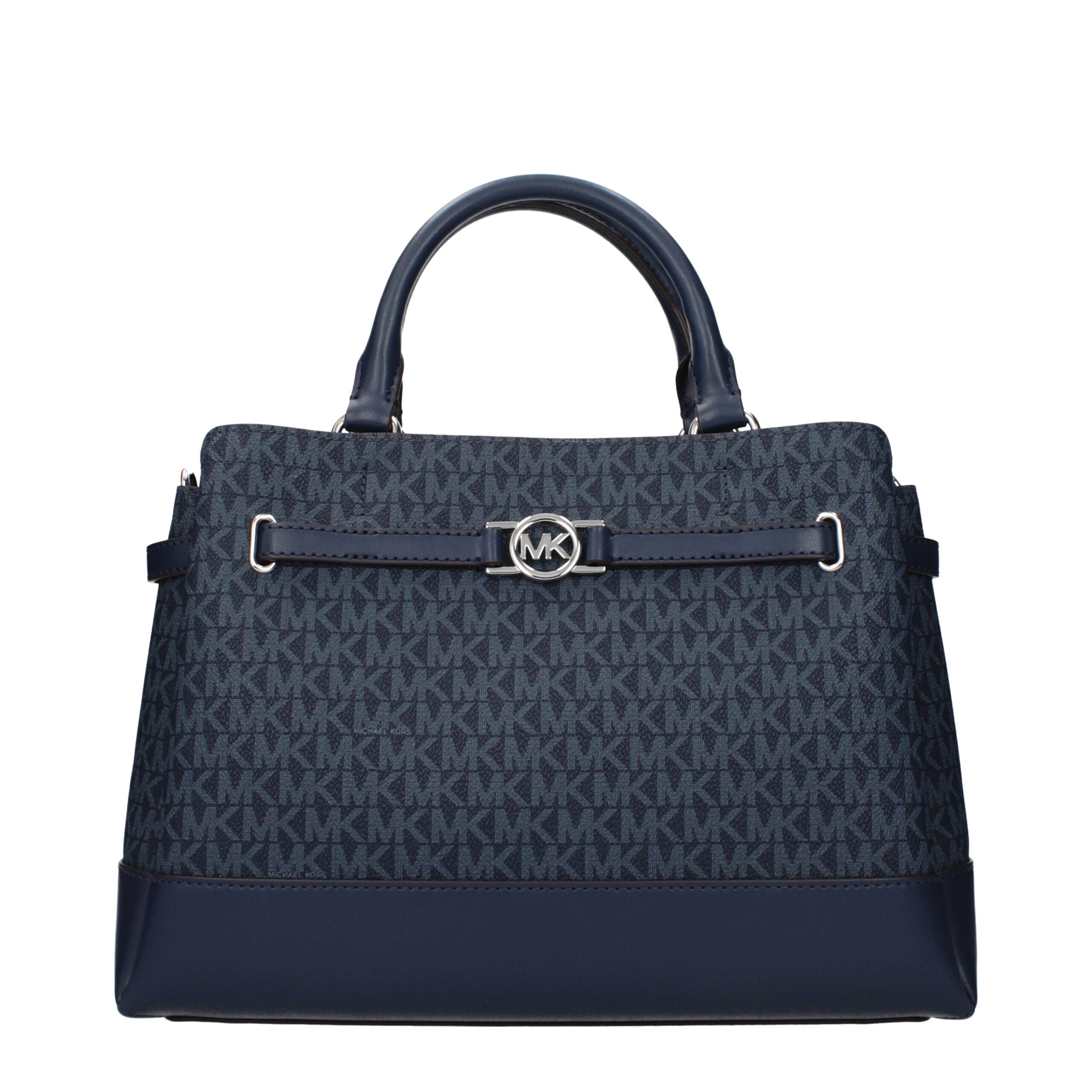 Blue Fabric Handbags