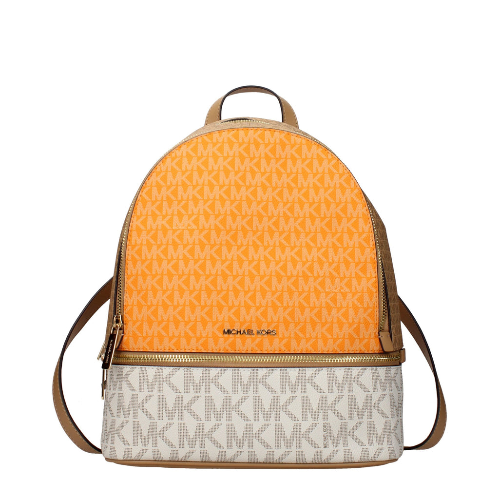 Beige Fabric Backpacks