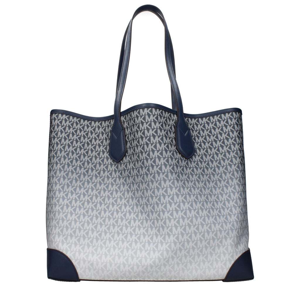 Blue Fabric Shoulder Bags