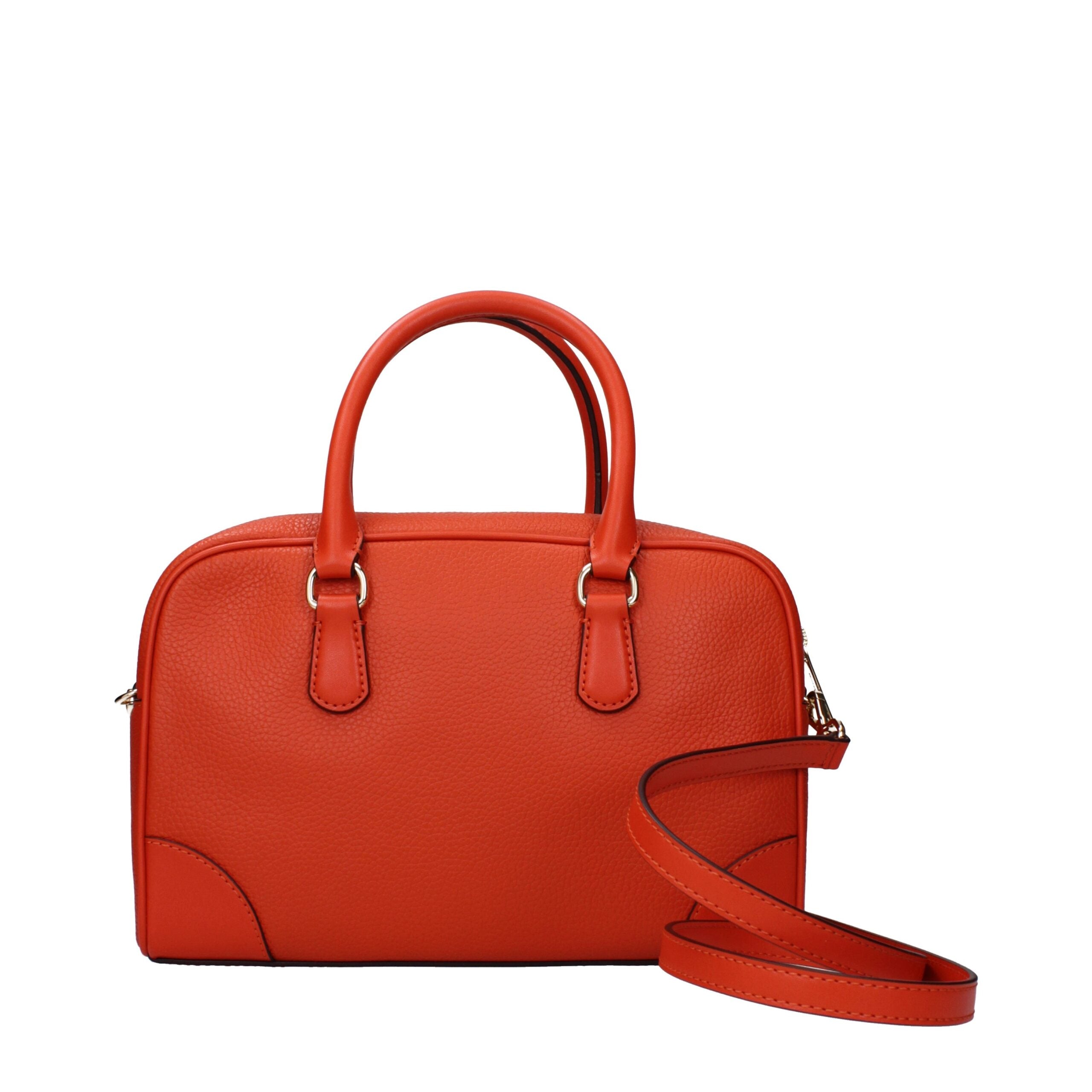 Orange Leather Handbags