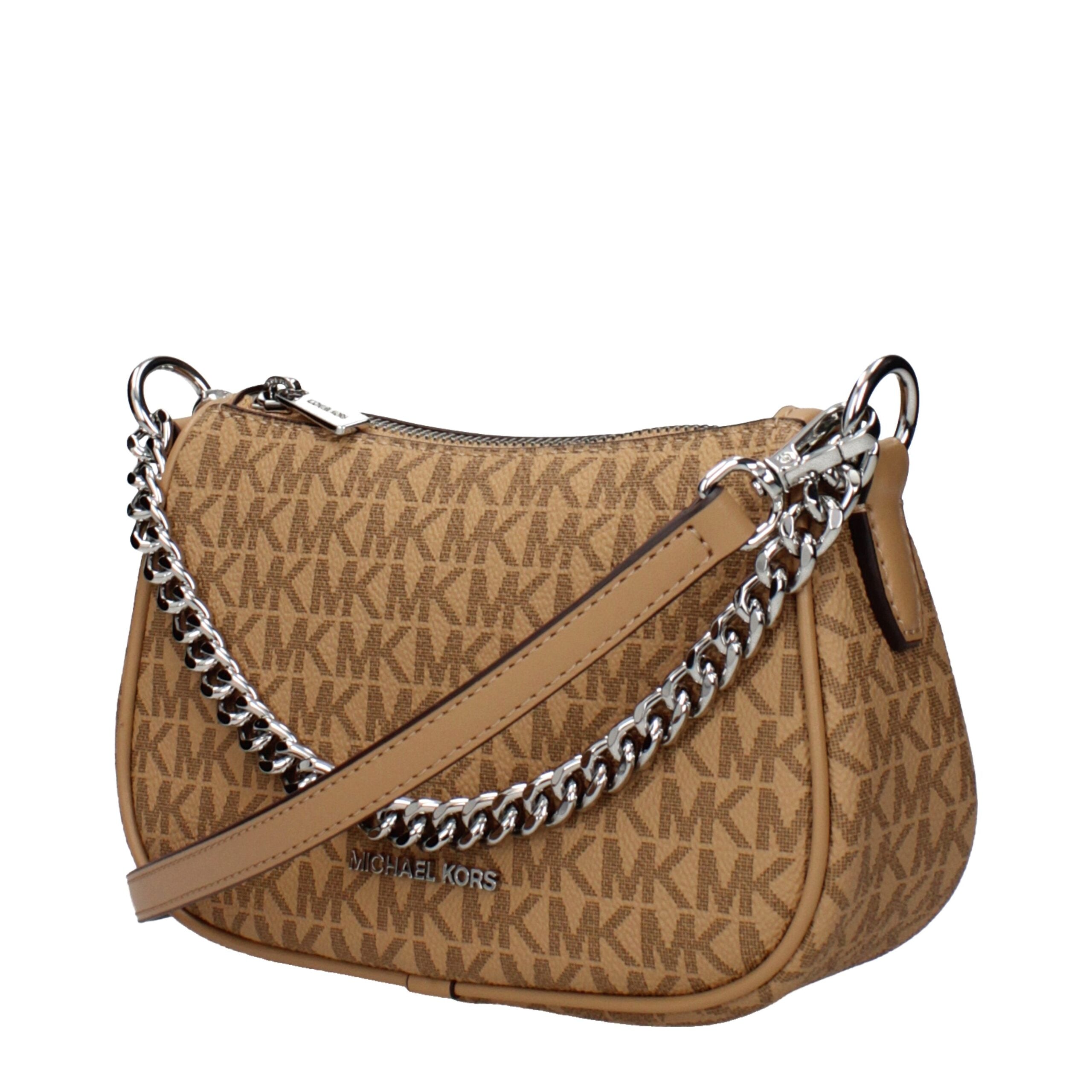 Brown Fabric Handbags