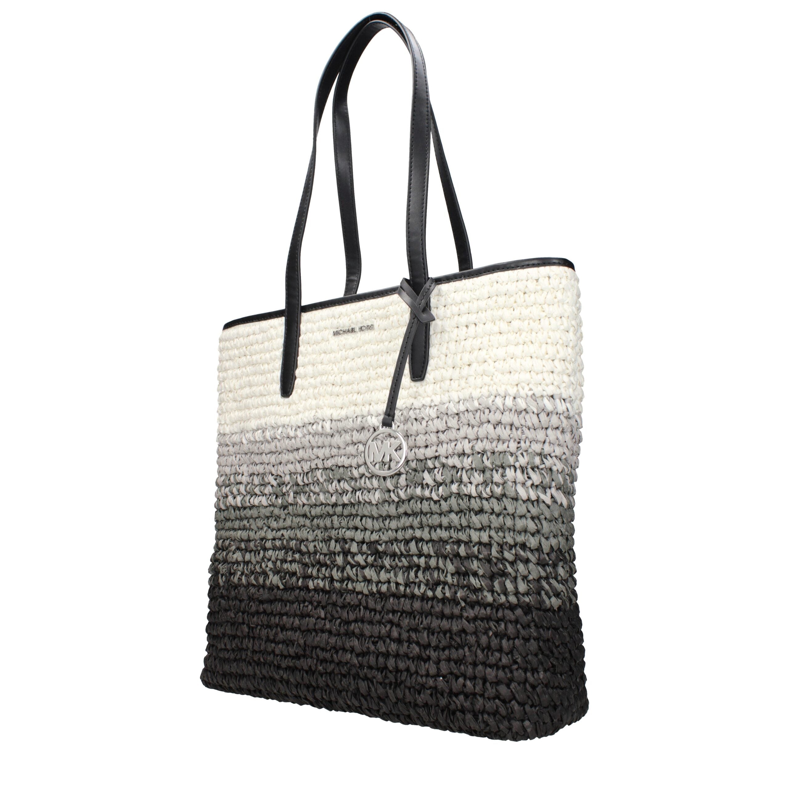 Black Raffia Shoulder Bags