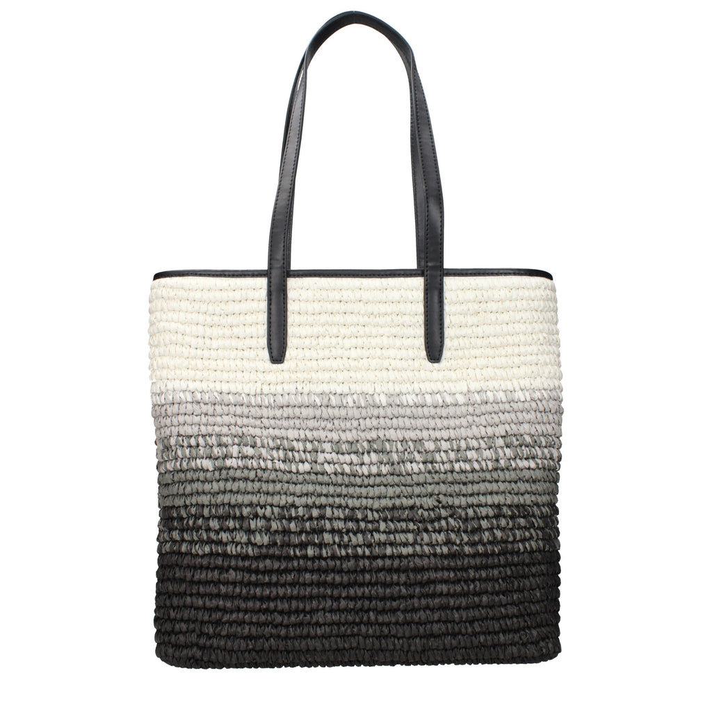 Black Raffia Shoulder Bags