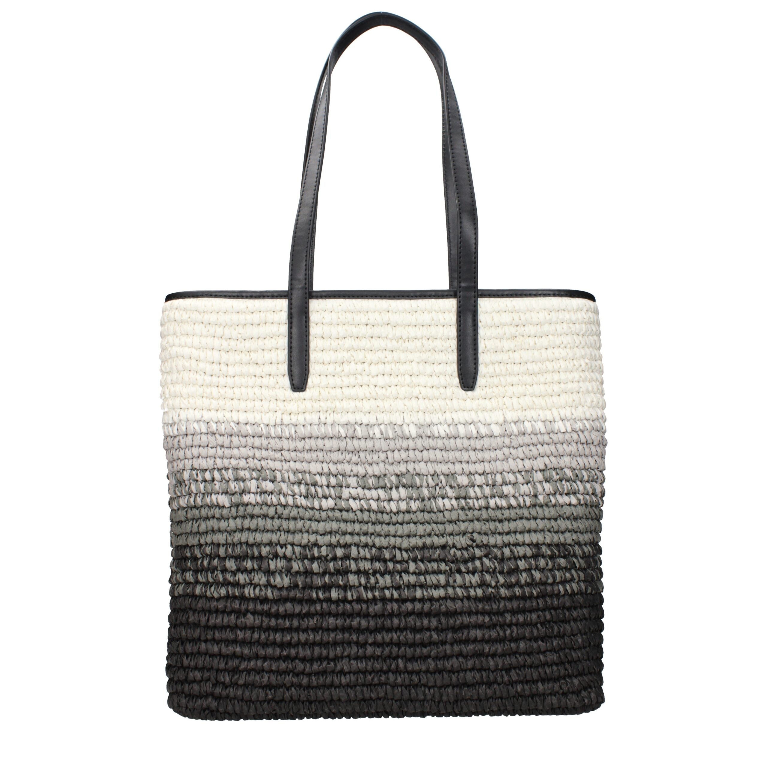 Black Raffia Shoulder Bags