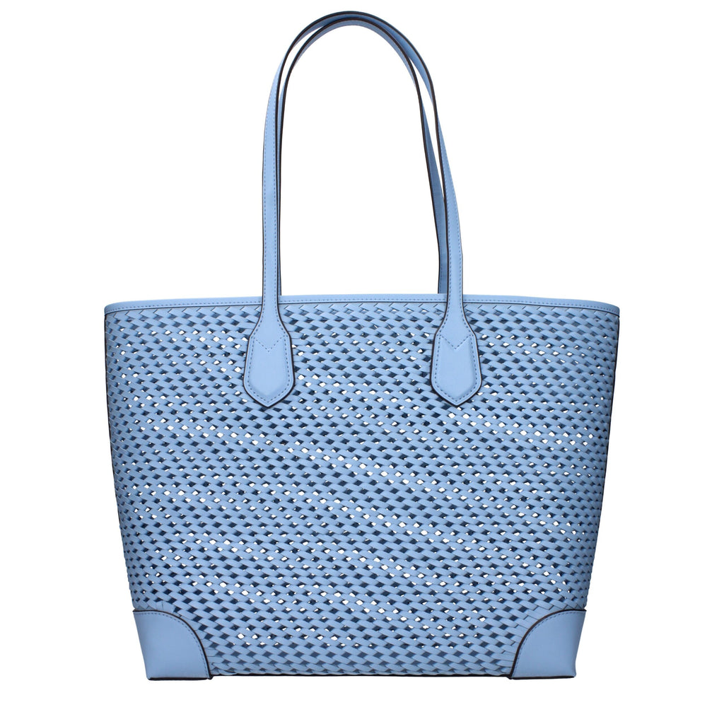 Light Blue Leather Shoulder Bags