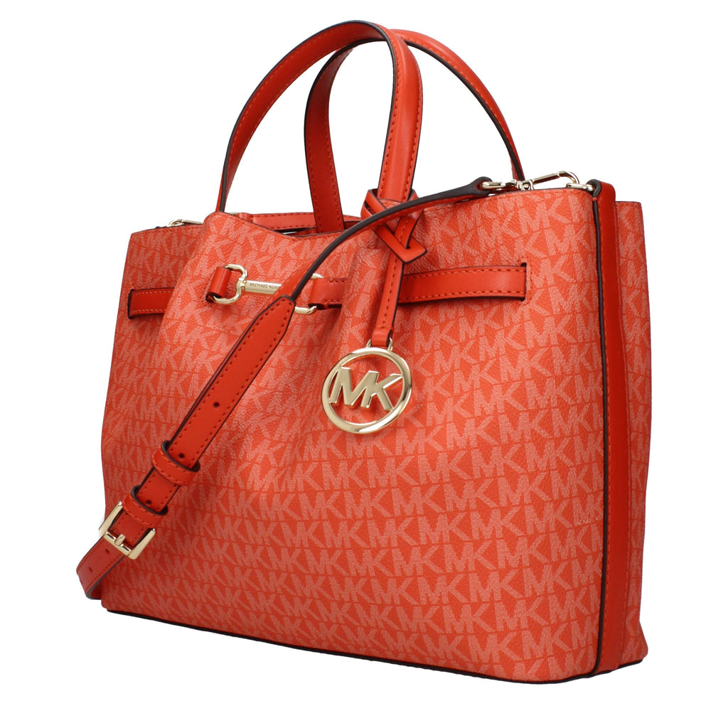 Orange Fabric Handbags