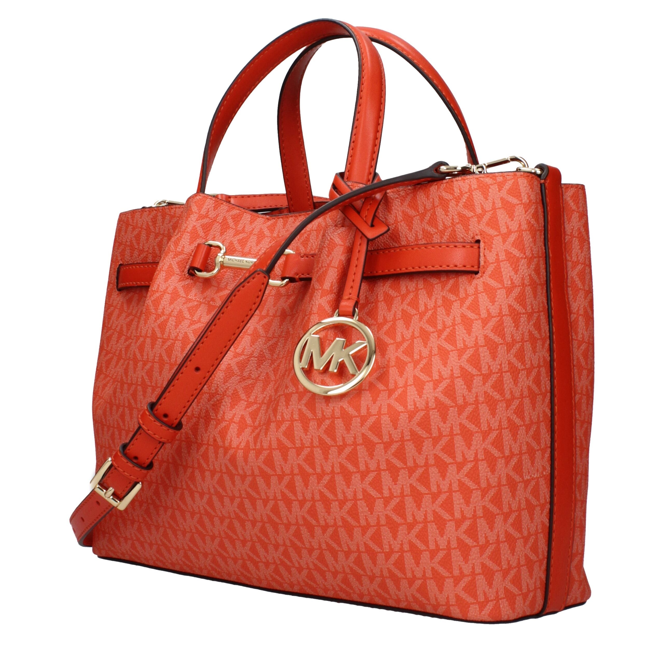 Orange Fabric Handbags