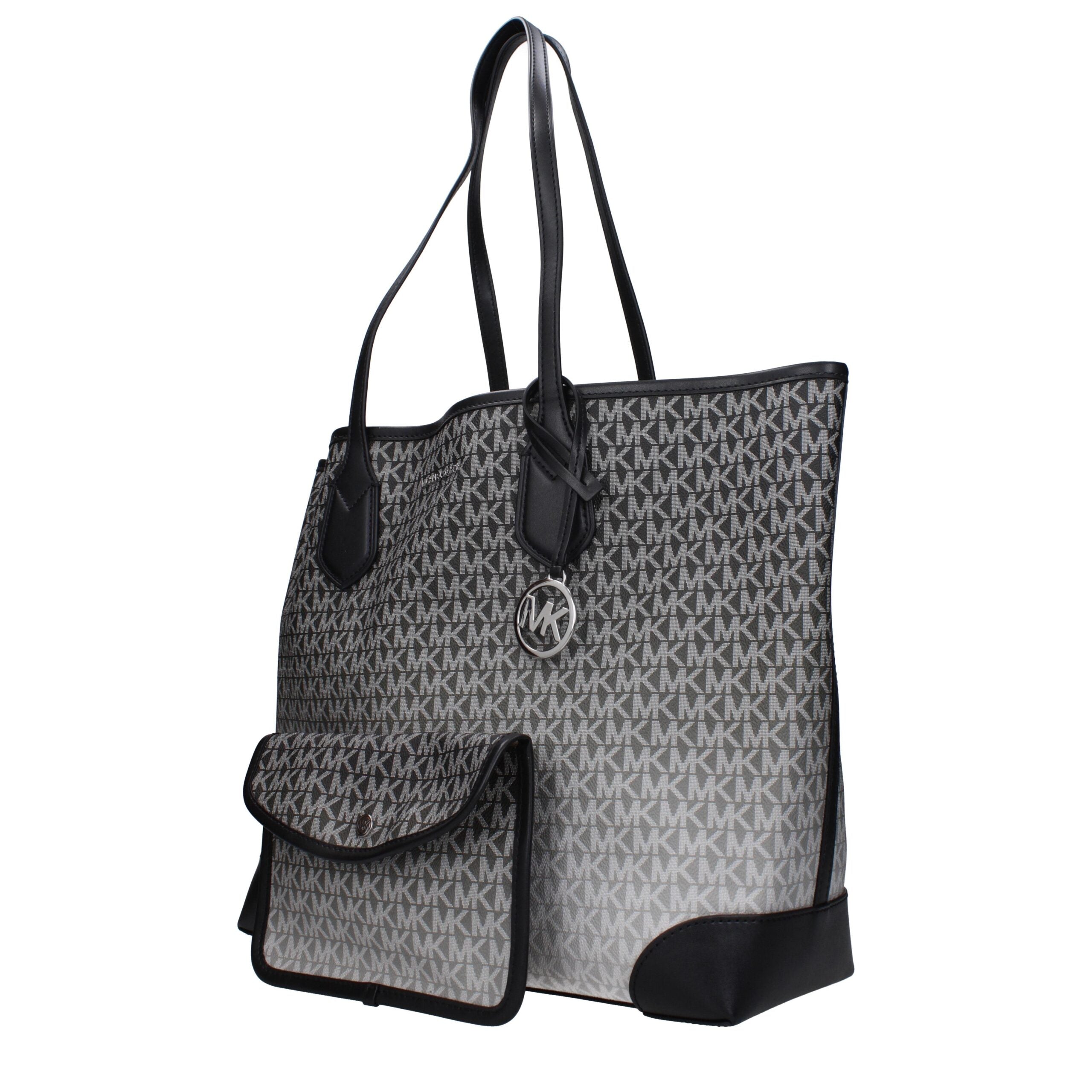 Black Fabric Shoulder Bags