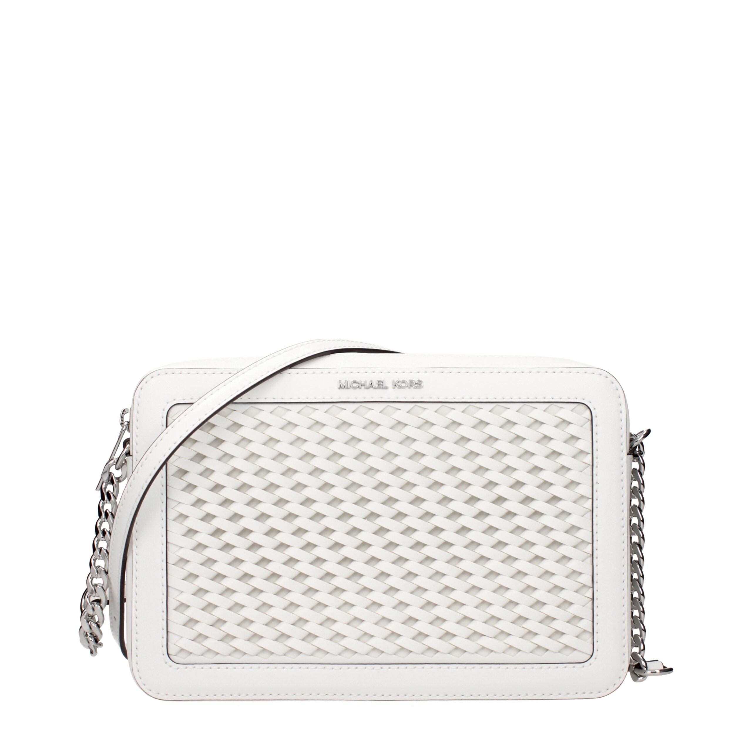 White Leather Crossbody Bags