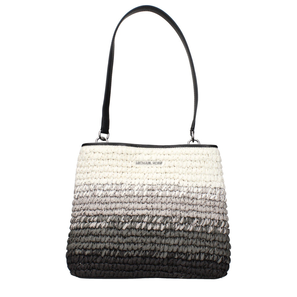 Black Raffia Shoulder Bags